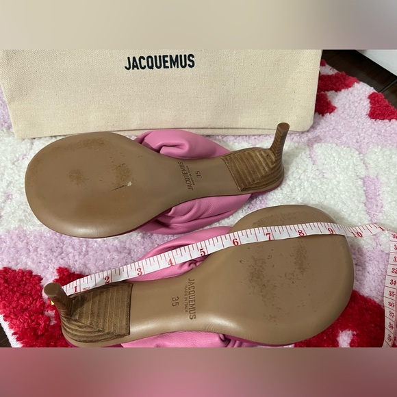 JACQUEMUS Pink 'Les Sandales Heeled - Picture 11 of 16